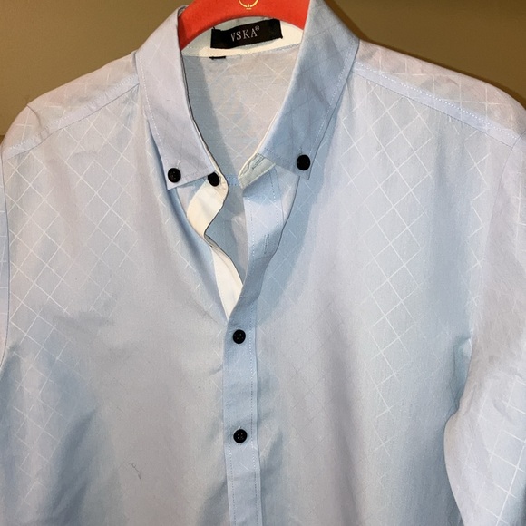 VSKA Small Button down Dress Shirt - Picture 2 of 2